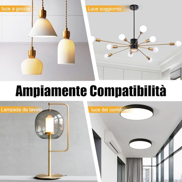G9 LED-lamput, 5W vastaa 40W halogeenivaloa, valkoinen 6000K, 6-pakkaus