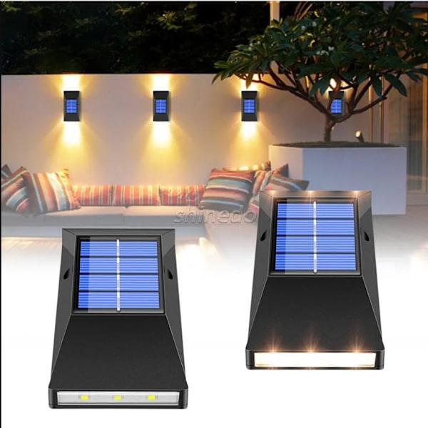 Fasad/Vägg - Solceller - (2-pack)