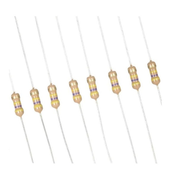 1500 stk. 75 kulstoffilmsmodstande 1/4W 5 % 1R~10M stikbare modstandselementer