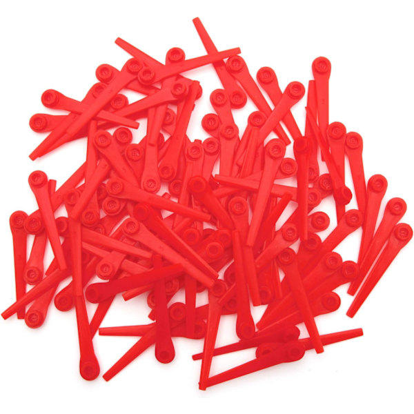 Gardena 9823 9825 Plastskæreblad til græsslåmaskine 70 mm rød 100 stk.