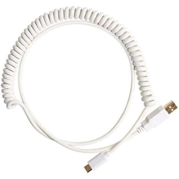 USB C Spiralkabel Mekanisk Tastatur USB-kabel Type C USB