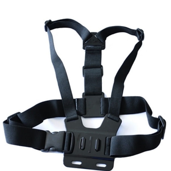Kamera brystsele til f.eks. GoPro Hero 1 2 3 3+ 4 4+ 5 6 7 session black Tyg