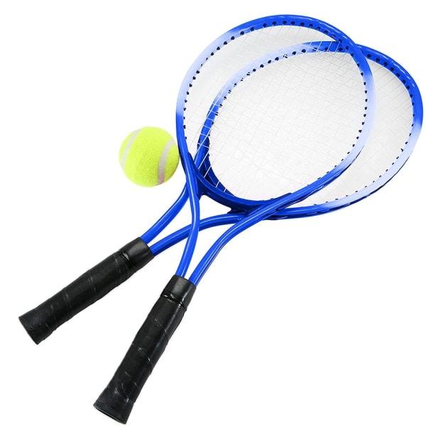 Set med 2 tennisracketar med 1 tennisboll och bärväska