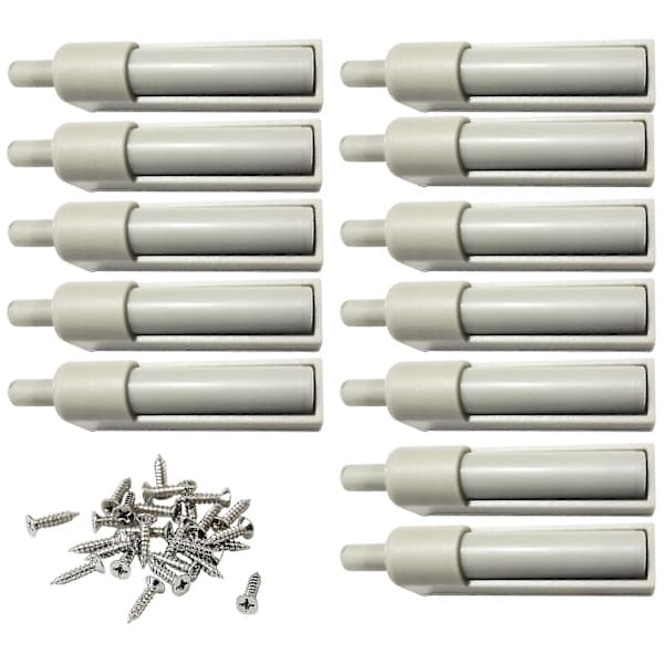 12 Drawer and Cabinet Dampers with Soft Close, Silent Glide, and Screw Lock Functions.-FA-