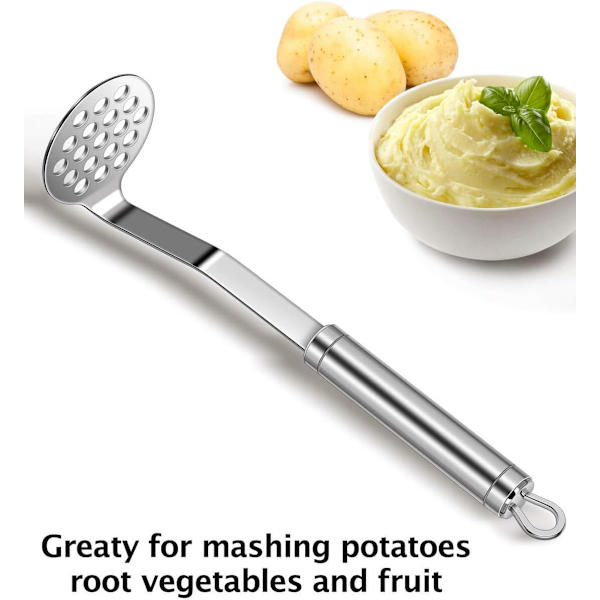Potatispress i rostfritt stål för frukt, mat och sötpotatis