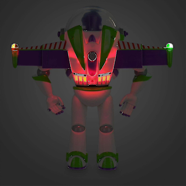 Buzz Lightyear interaktiv snakkende actionfigur fra Toy Story, 28 cm, med over 10 engelske fraser, interagerer med andre figurer og lyser