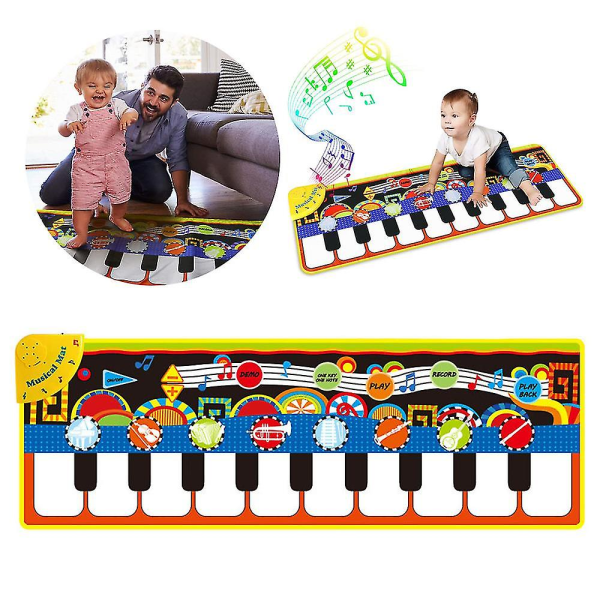 Børns musik måtter, musik klaver keyboard dansegulv måtter tæppe