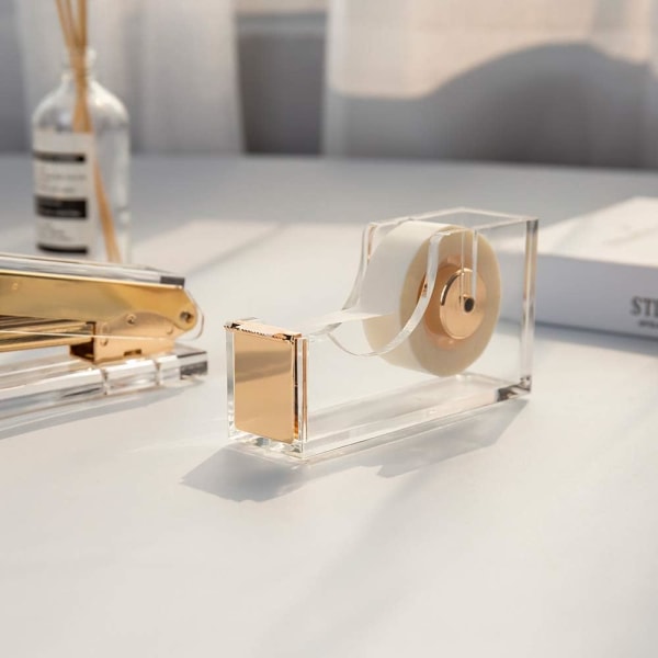 Moderne ultra klar akryl guld kvalitets tape dispenser