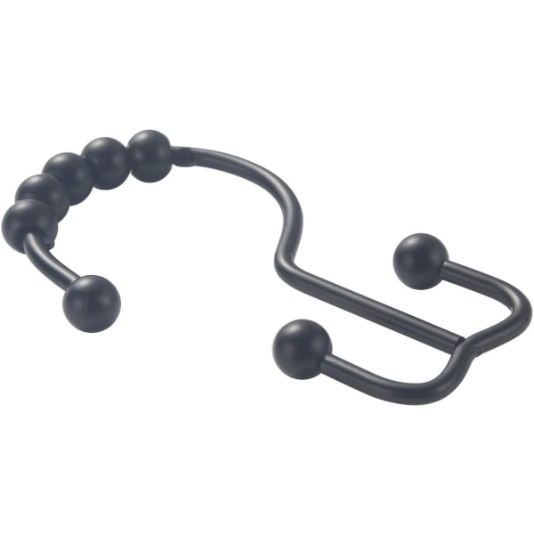 Bruseforhængskroge Ringe, Rustfrit Metal Dobbelt Glide