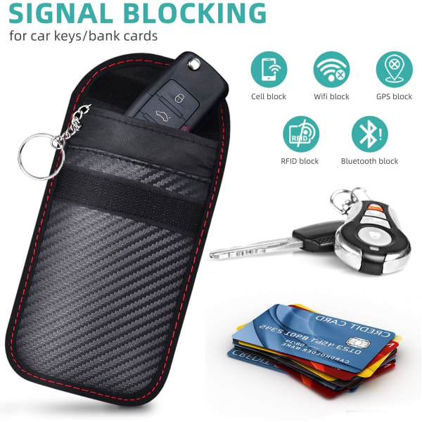 2-pack Faraday-kotelo auton avaimille, Varkaudenesto Faraday-kotelo autolle