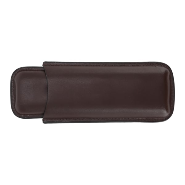 Etui i læder Bærbar cigarholder med 2 fingre til rejser