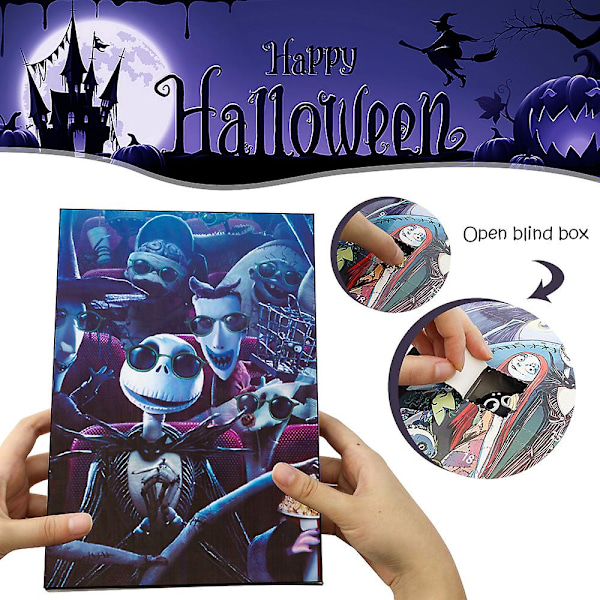 Adventskalender 2023 Spøgfestival Spøgelseskrækkalender Blind Box Gyseraften Halloween 24 adventsnedtælling Halloween Blind Box style 6