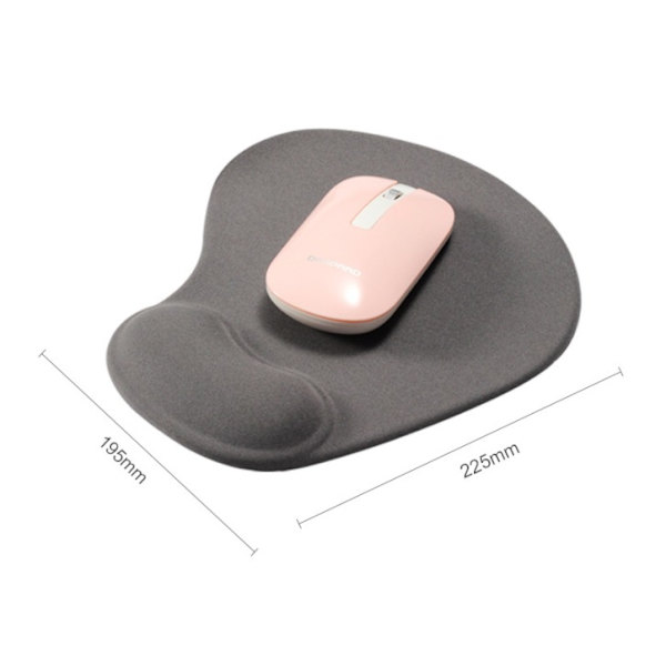 Musmatta med gelkudde - Handledsstöd - 225*195*22mm rosa