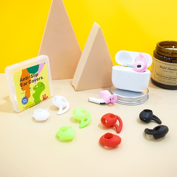 5 par myke silikon ørepropper for Air Pods 3