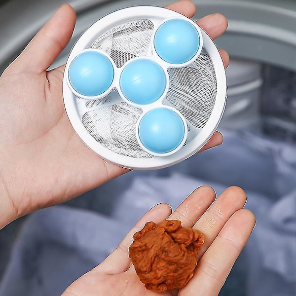 Vaskemaskin Flytende Filter Nettpose Mesh Hårfjerner C