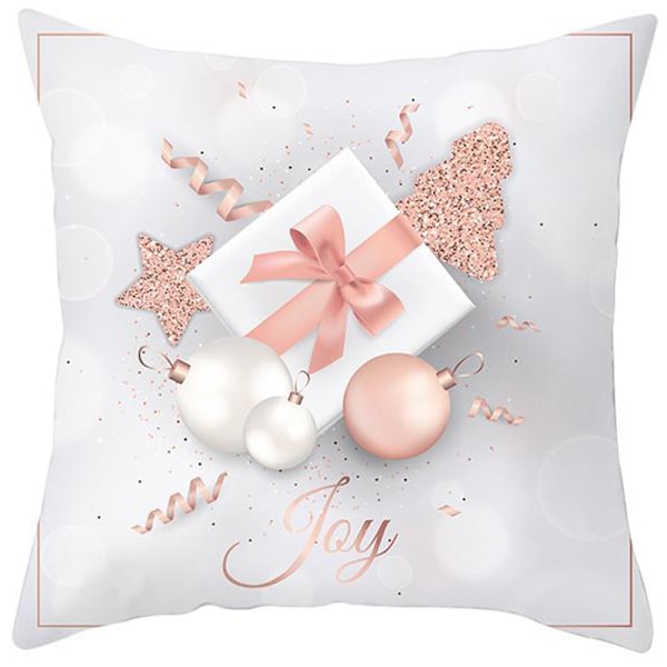18' julrosa omslag Snowflake Case Soffa Heminredning #9
