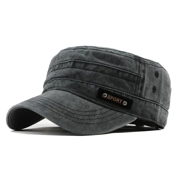 Mænd Camouflage Army Hat Camo Military Cadet Combat Fiskeri Baseball Cap Black