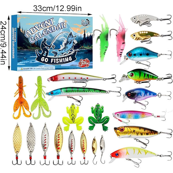 Julkalender, fiskekalender och julnedräkning