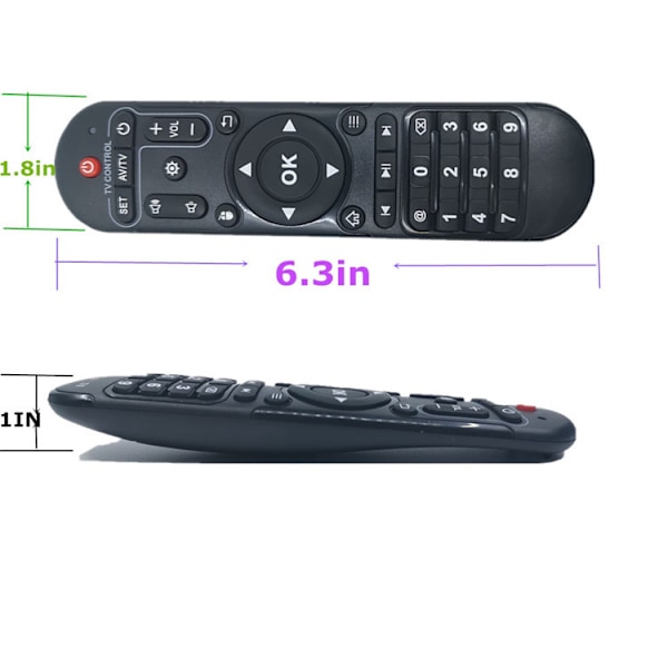 X96 Max Plus Smart TV Box Amlogic S905X3 Android 9.0 Quad Core 4G 32G 2.4G/5G Dual WiFi BT4.0 4K HDR Box USB 3.0 LAN 1000M Remote control only