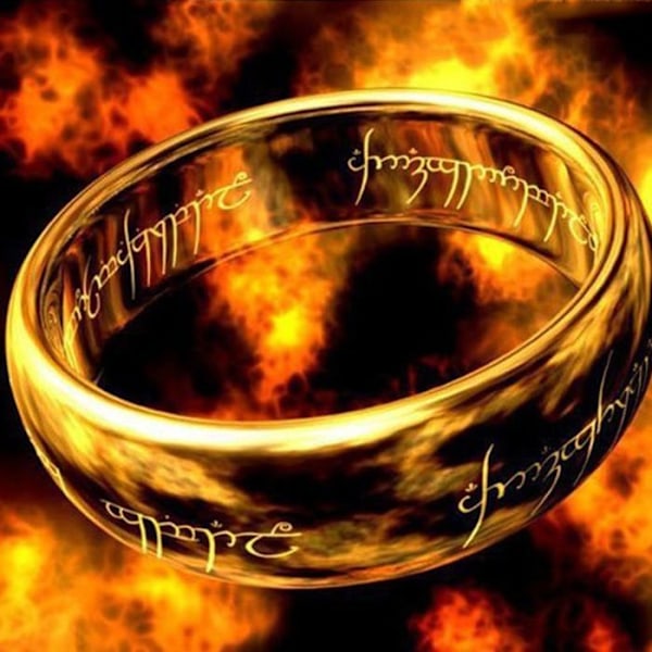 TD® Kaulakoru Lord Ruostumattomasta Teräksestä Renkaat Korealainen Muoti Upea Kulta Magic Ring Titaaniteräs Pari Kuningas Renkaat Kaulakoru