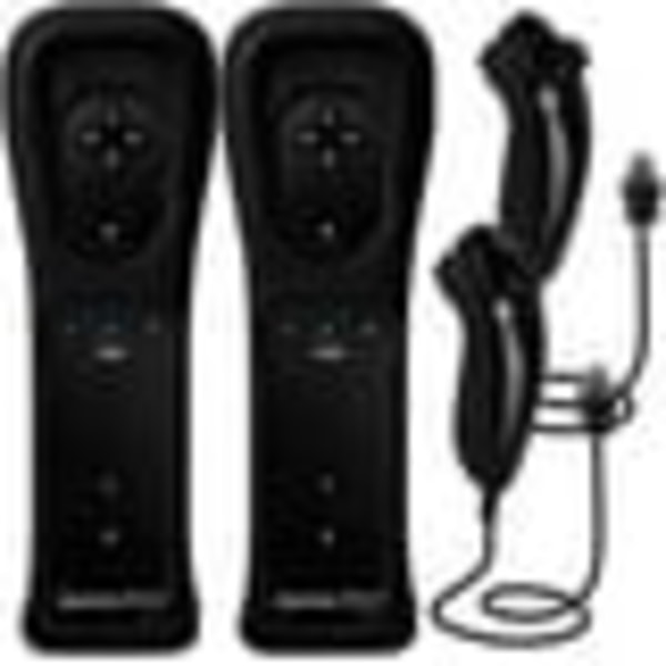 Fjärrkontroll och Nunchuk för Wii, Plus för Wii med Motion Plus och Nunchuck