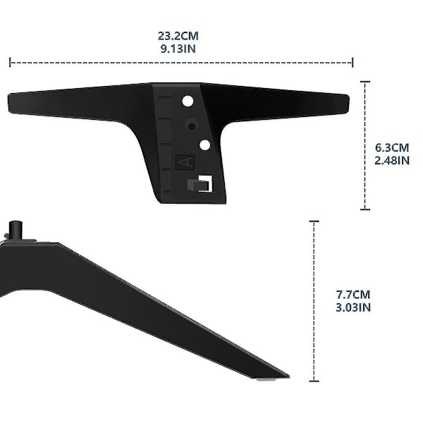 Stativ til LG TV-ben erstatning, TV-stativben til LG 49 50 55-tommer TV 50UM7300AUE 50UK6300BUB 50UK6