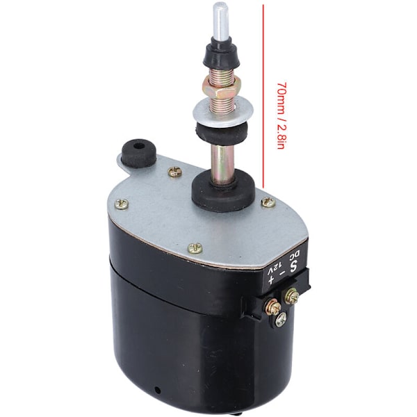 DC12V Metall Vindrutetorkarmotor, 105° Torkfält, Universell Traktortillbehör