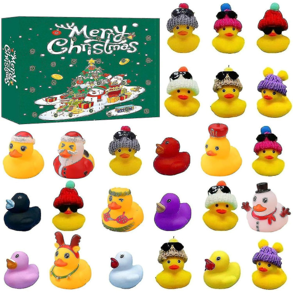 Ny Gummi Anka Adventkalender 2023, Adventkalender 2023 Barn, Advent Anka Badleksak 03(24 ducks)