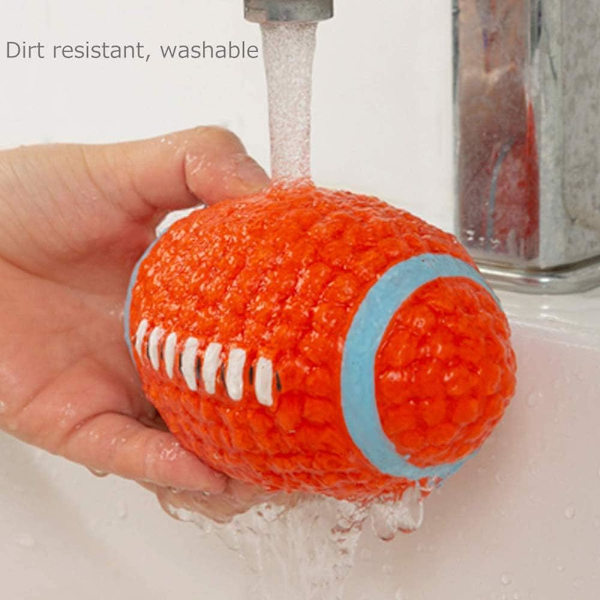 Gummiballer for hunder, kjæledyrleke, hundegummiball, knirkeball
