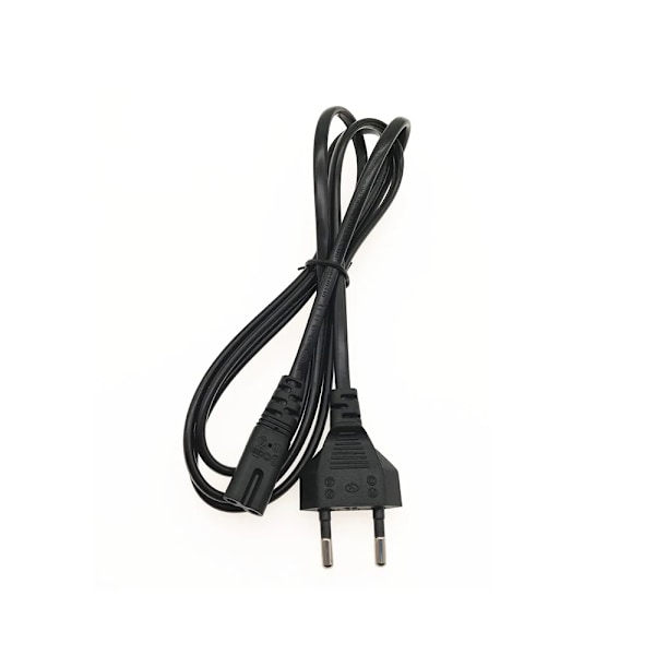 2-polig EU-strömkabel Konsolkabel C7-kabel Figur 8 Ström för Samsung Power XBOX PS4 Laptop