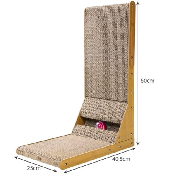 Klösträ / Klösmatta - Klöspelare för katter gray 1450