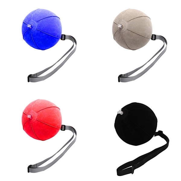 1 stk. Golf Swing Trainer Ball Smart oppblåsbar Assist Black