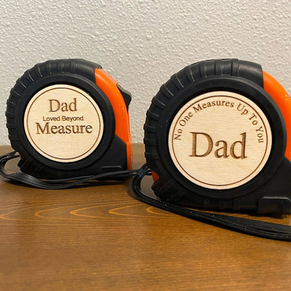 Personlig farsdagspresent - Anpassat måttband Kreativ present till pappa  (FMY) A