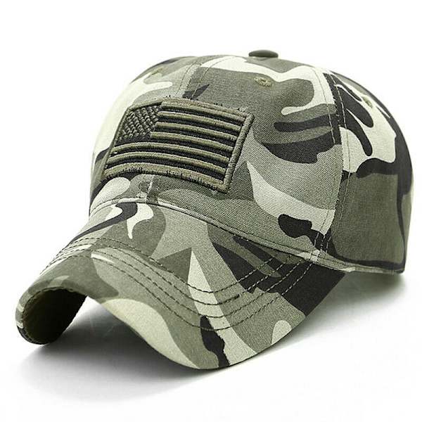 Kasket til mænd og kvinder mode broderi hat - lager camouflage