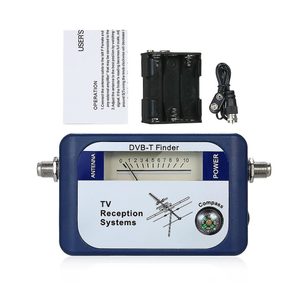 DVB-T profesjonell TV-antennesøker Digital antenne marksender signalmåler Peiler TV-satellittmottaker