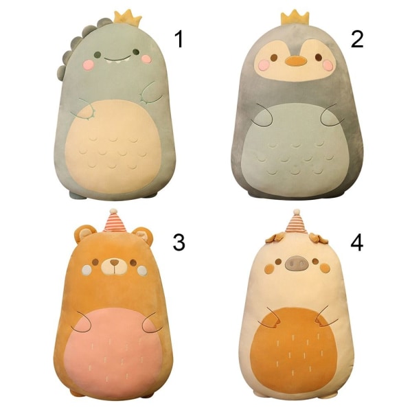 45 cm Squishmallow Kudde Docka Kawaii Animal Fat Dinosaur Kudde Plysch 3