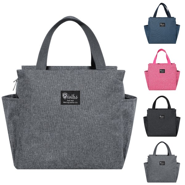 Lunsjveske for voksne barn, tykk, bærbar Grey