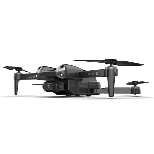 Foldbar GPS UAV Optisk flow Blinkende lys Antenne foldbar Fjernbetjening Flyvemaskine WiFi FPV Tresidet forhindring Undgå Sort Enkelt objektiv