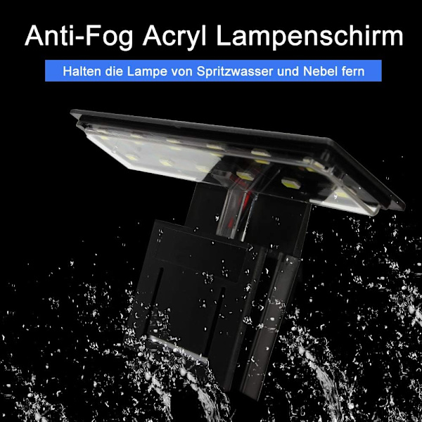 Akvarie LED-belysning skala fisketanklampe
