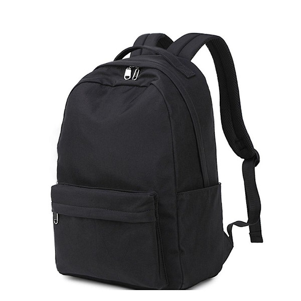Koululaukut, Suuret Lasten Koululaukut Reppu, Lapset Teinit Pojat Tytöt Kirjalautut Peruskoulu Yläaste Korkeakoulu Casual Daypack Black