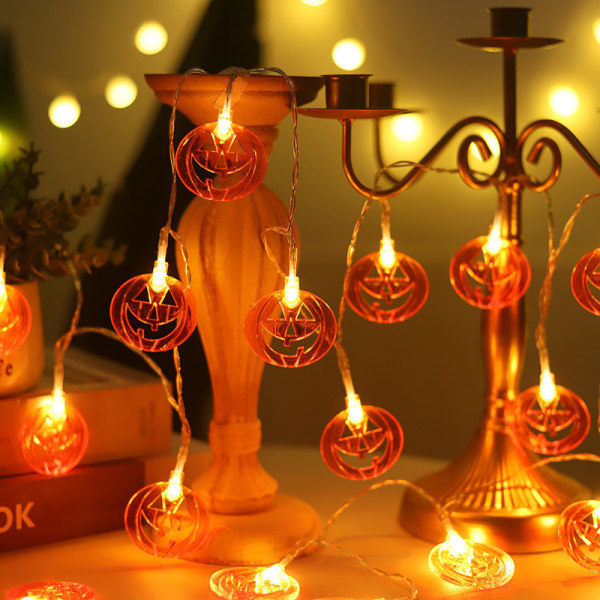 3M 20LED Halloween-kurpitsavalot, paristokäyttöinen valosarja