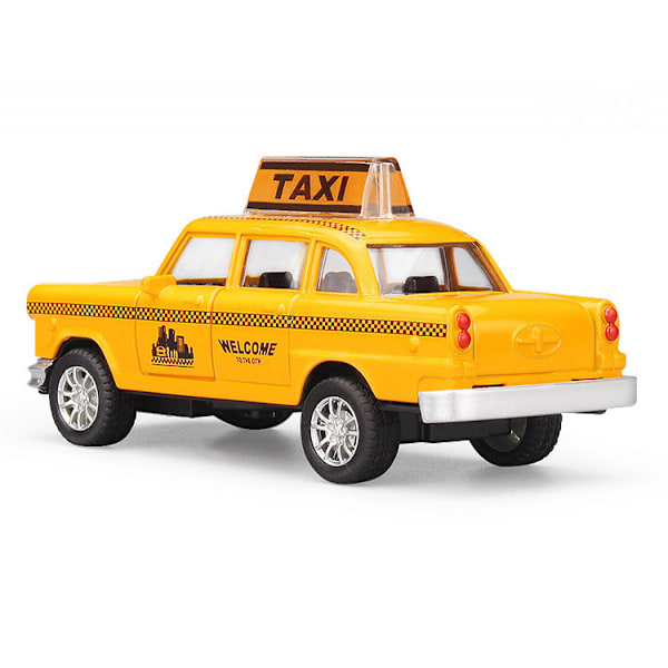 Taksi leluauto lapsille, keltainen taksi New York City Taxi Cab To