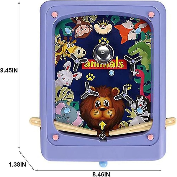 Pinball-legetøj, 1 sæt børns pædagogiske spil Pinball-maskine