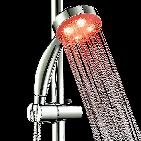 Barsinfi LED-duschhuvud, 7-färgad handdusch