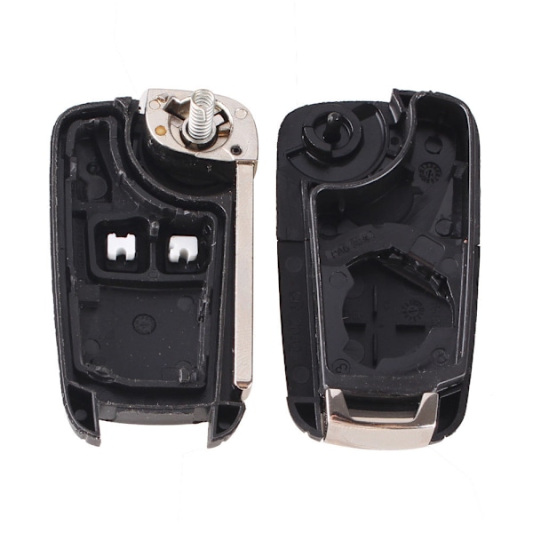 Flip Fjärrnyckelhölje 2-knapps HU100 för Opel Svart black one size