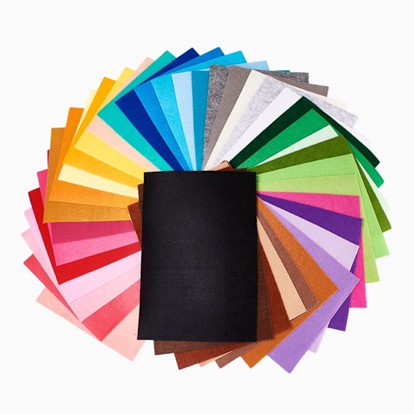 Filtstoff 40 stk 20x30cm Filtstoff Hobbyfilt