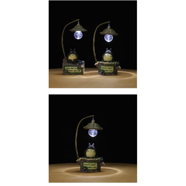 2 stk. Totoro trehus liten nattlampe A