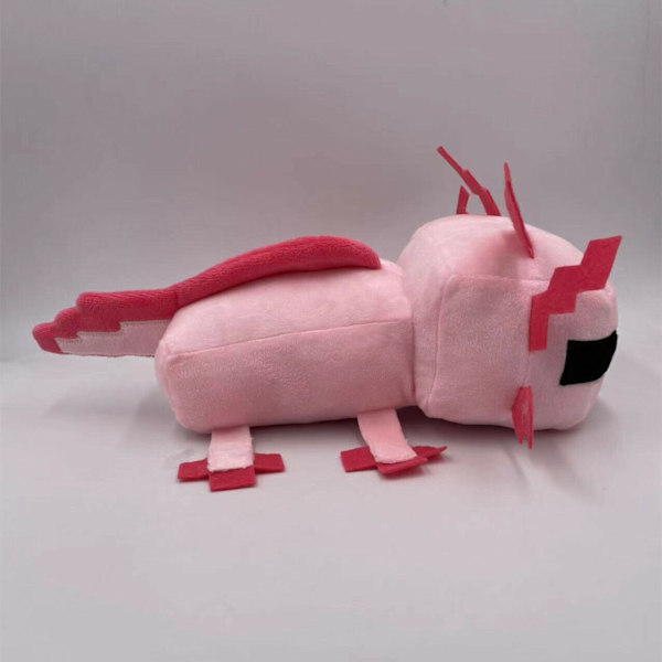 11,8\" Axolotl-pehmolelu Minecraft Salamander sininen vaaleanpunainen nukke