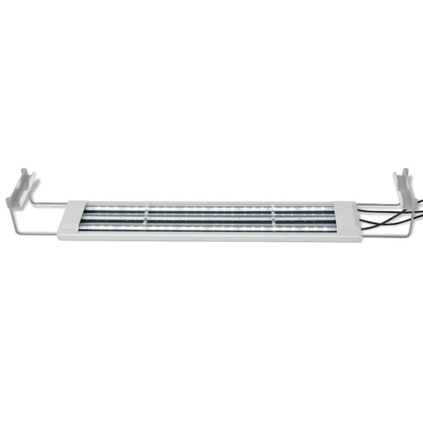 vidaXL Akvarielampe LED 50-60 cm aluminium IP67 1200