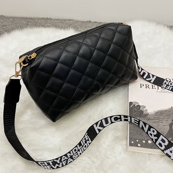 2022 Lille Messenger Taske Trend Lingge Broderi - lager Black1